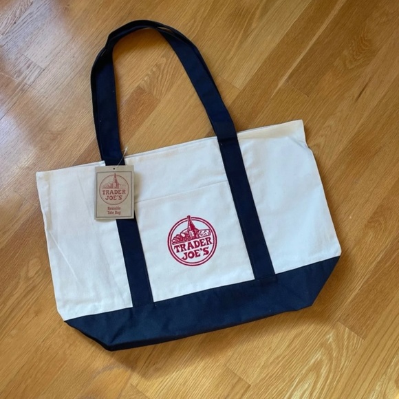 Limited Tim Trader Joe’s Macro Cavas Totes - Picture 2 of 4